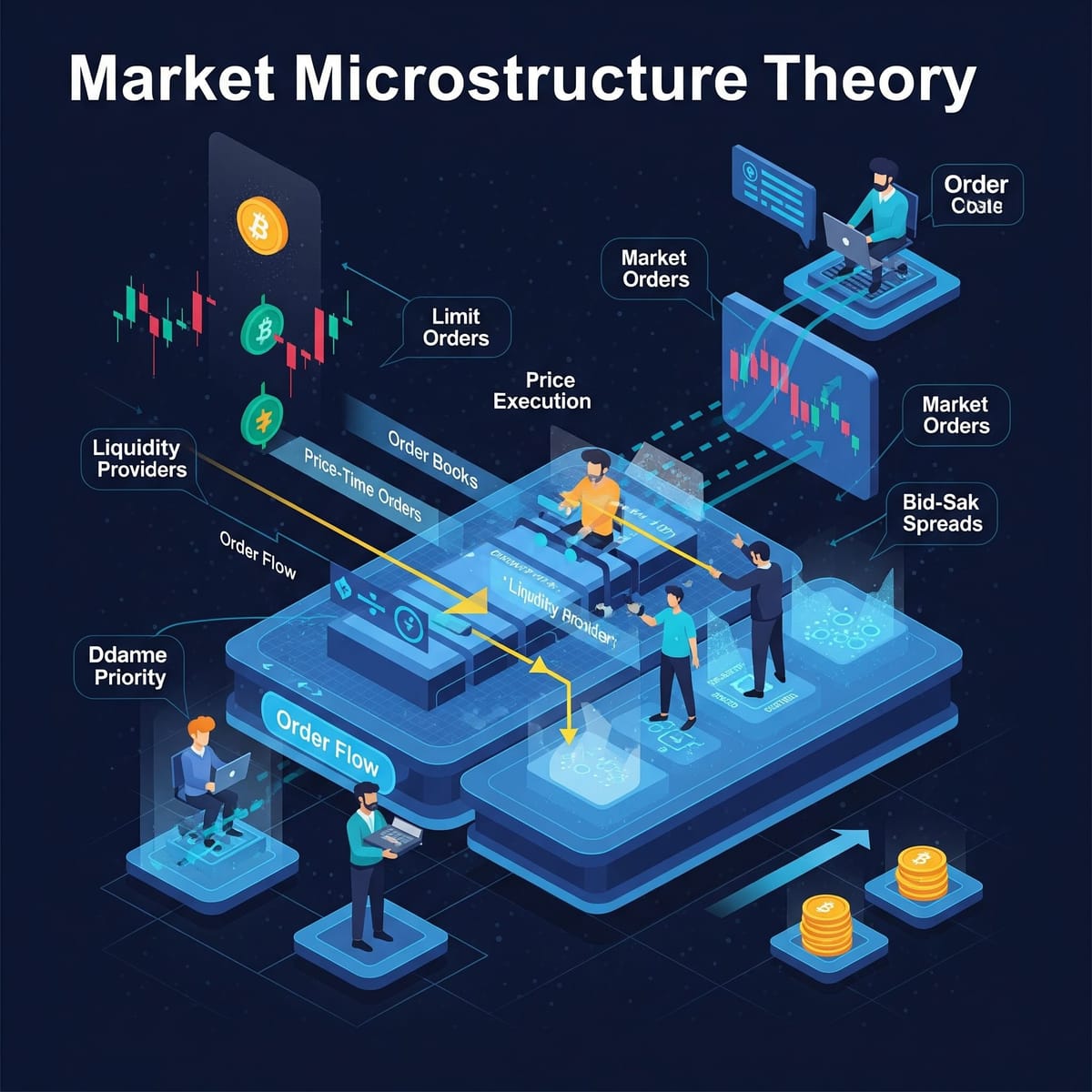 Market Microstructure Theory for Cryptocurrency Markets: A Short Analysis